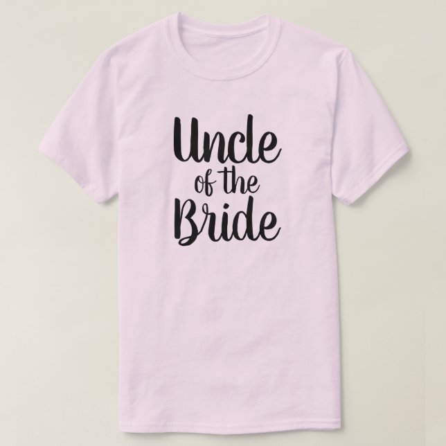 Uncle of the Bride T-Shirt (Design Front)