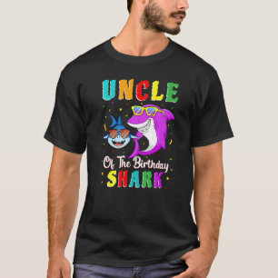 Uncle Of The Shark Birthday Family Matching Birthd T-Shirt