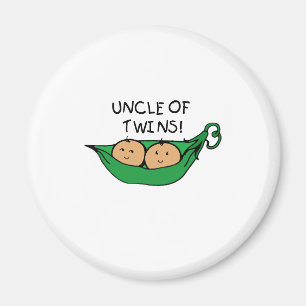 Uncle of Twins Pod Magnet