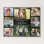 Uncle Photo Collage Jigsaw Puzzle<br><div class="desc">Give the world's greatest uncle a fun custom photo collage jigsaw puzzle that he will treasure and enjoy for years. You can personalise with eight family photos of nieces, nephews, other family members, pets, etc., and customise whether he is called "Uncle, " "Tio, " etc., and add names in white...</div>