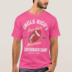 Uncle Rico'S Over Them Mountains Quarterback Camp T-Shirt