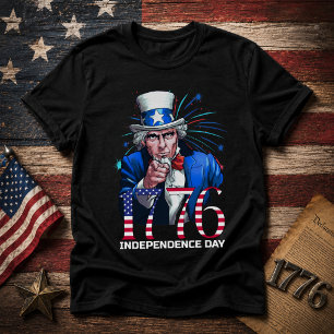 Uncle Sam 1776 Independence Day T-Shirt