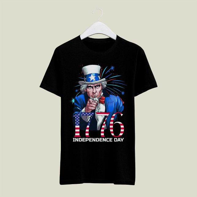 Uncle Sam 1776 Independence Day T-Shirt (Creator Uploaded)