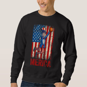 Uncle Sam 4th Of July Women Men American Usa Flag Sweatshirt
