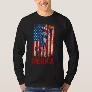 Uncle Sam 4th Of July Women Men American Usa Flag T-Shirt