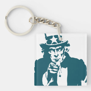Uncle Sam Acrylic Keychain