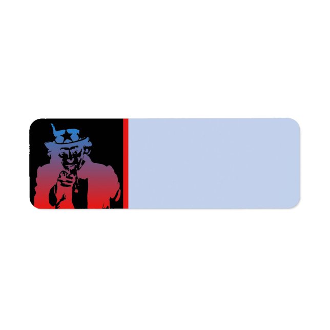 Uncle Sam Address Label (Front)
