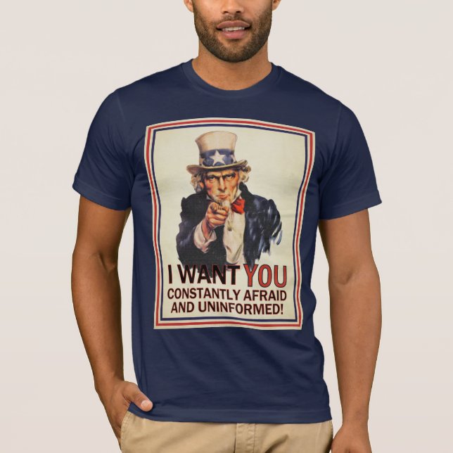 Uncle Sam Anti-Propaganda Shirt (Front)
