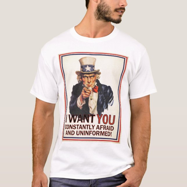 Uncle Sam Anti-Propaganda Shirt (Front)