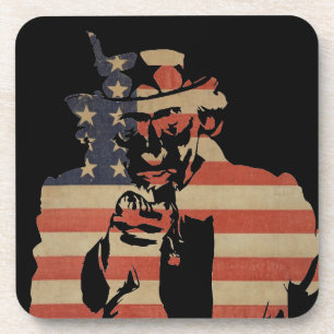 Uncle Sam Beverage Coaster