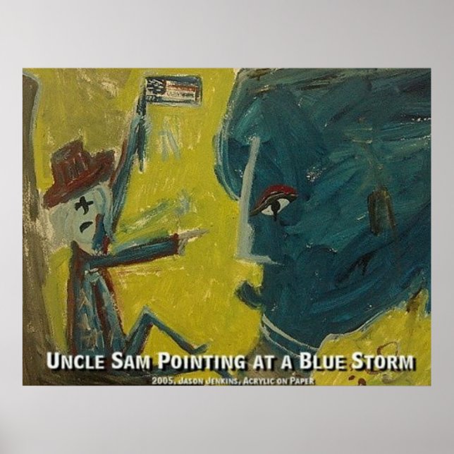 UNCLE SAM BLUE STORM POSTER (Front)