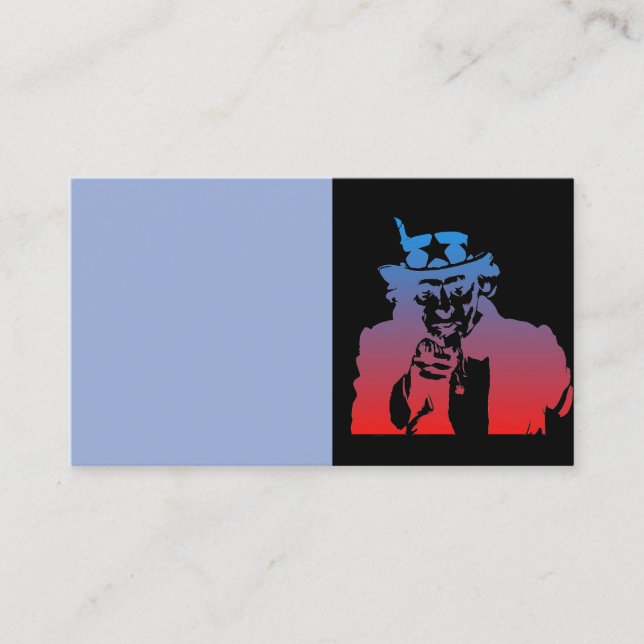 Uncle Sam Business Card (Front)