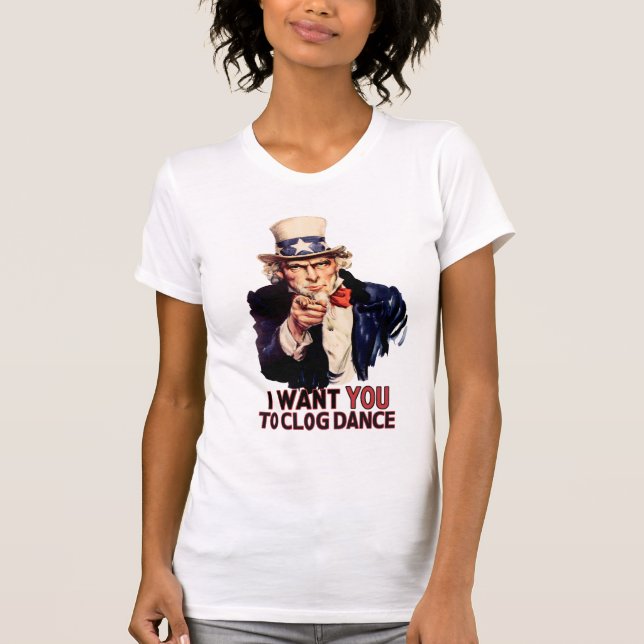 Uncle Sam Clogging Dance T-Shirt (Front)