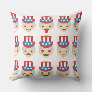 uncle sam emoji cushion