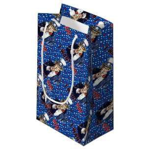 Uncle Sam I Want You With Stars and Stripes Small Gift Bag