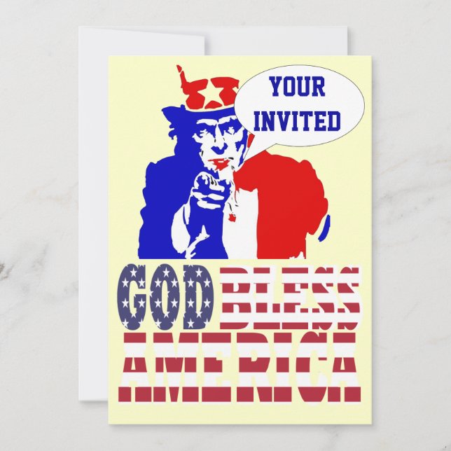 Uncle Sam, Invitation (Front)