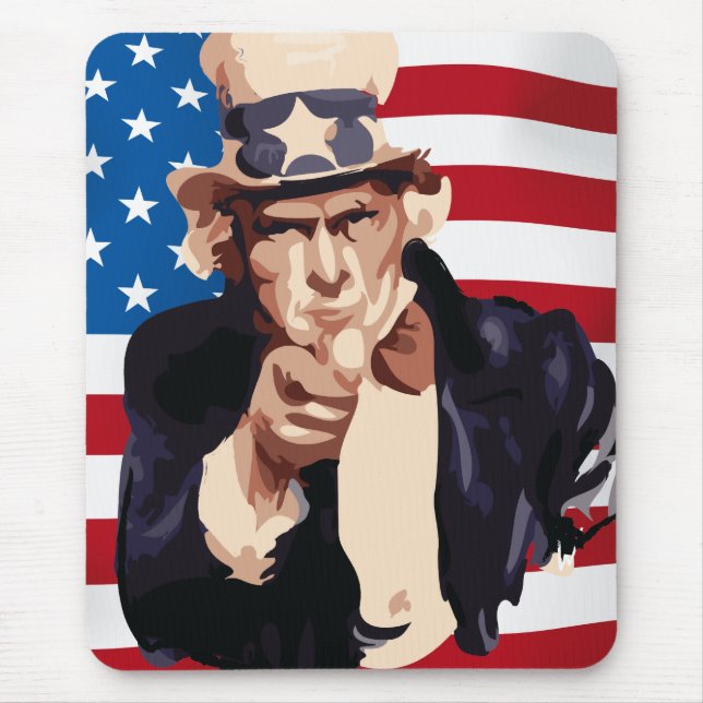 Uncle Sam Mouse Pad (Front)