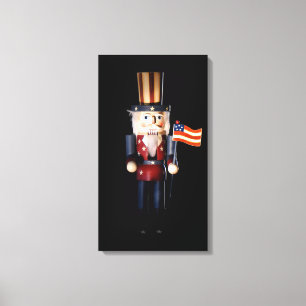 Uncle Sam Nutcracker Canvas Print