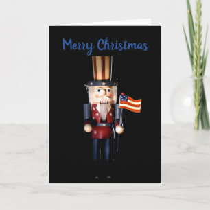 Uncle Sam Nutcracker Holiday Card