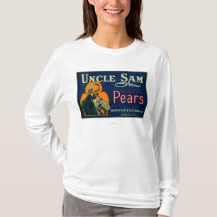 Uncle Sam Pear Crate LabelWapato, WA T-Shirt