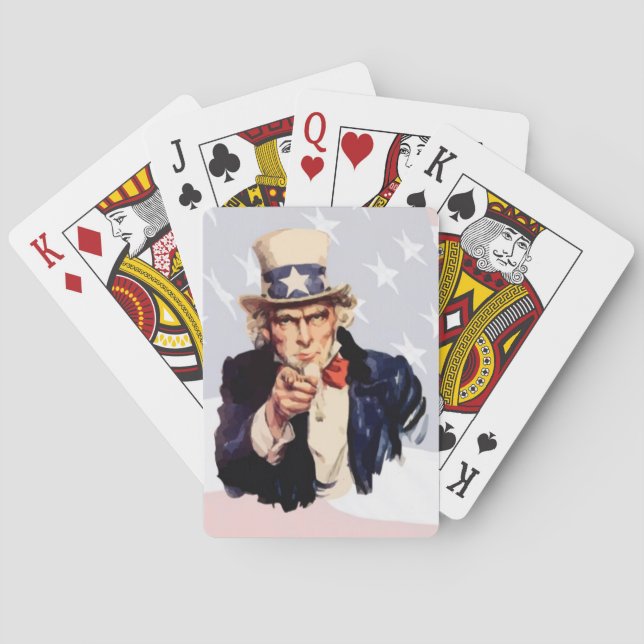 Uncle Sam Playing Cards (Back)
