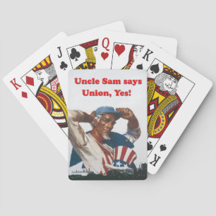 Uncle Sam Pro Union Bicycle Playing Cards