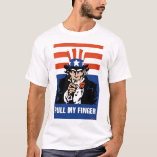 Uncle Sam-Pull my finger T-Shirt