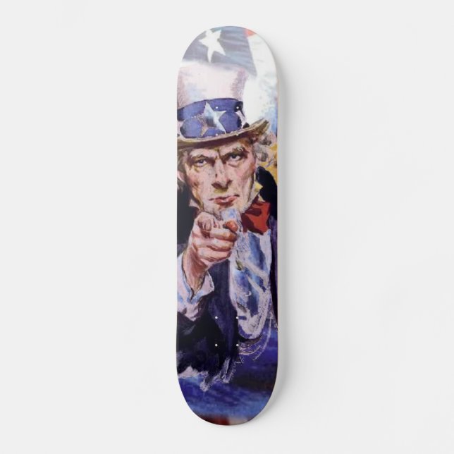 Uncle Sam Skateboard (Front)