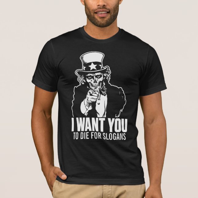 Uncle Sam Skull Shirt (Front)