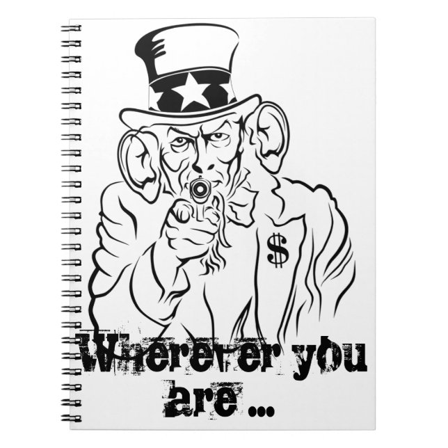 Uncle Sam Spiral Notebook (Front)