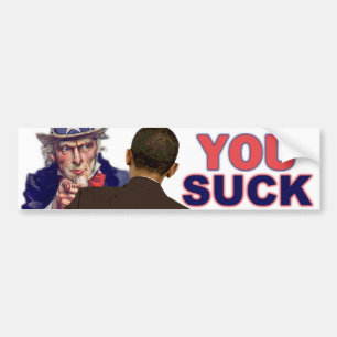 Uncle Sam to Obama Bumper Sticker