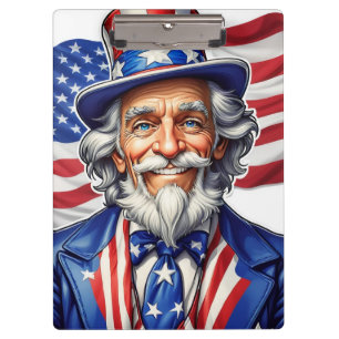 Uncle Sam USA Clipboard