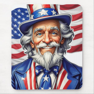 Uncle Sam USA Mouse Pad