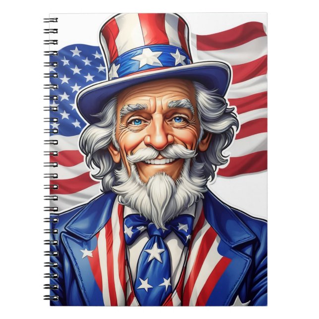 Uncle Sam USA Notebook (Front)