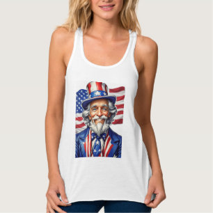 Uncle Sam USA Singlet