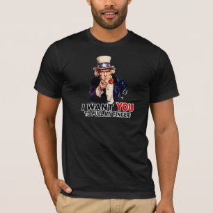 Uncle Sam WANT YOU PULL MY FINGER T-Shirt