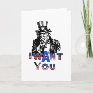 Uncle Sam Wants You For Groomsman Invitation