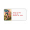 Uncle Sam with Flag Vintage Address Labels