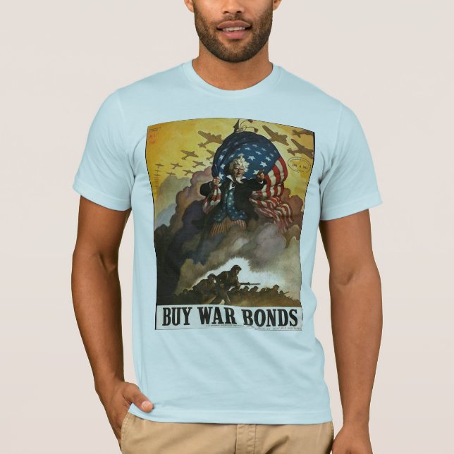 Uncle Sam World War 2 T-Shirt (Front)