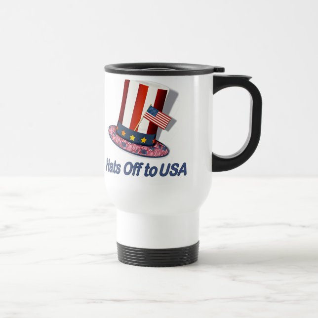 Uncle Sam's Hat Travel Mug (Right)