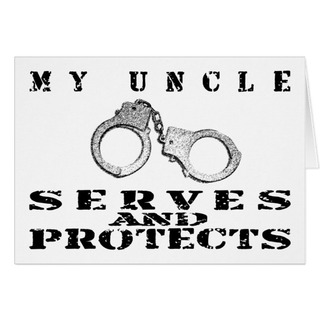 Uncle Serves Protects - Cuffs (Front Horizontal)