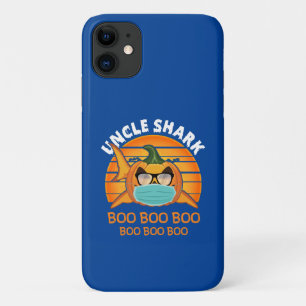 Uncle Shark Boo Boo Shirt Pumpkin Halloween Uncle Case-Mate iPhone Case