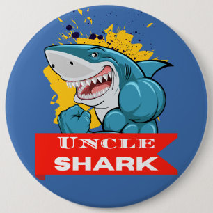 UNCLE SHARK BUTTON