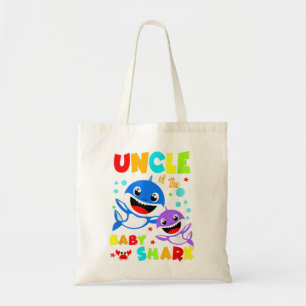 Uncle Shark Uncle Shark Tees Shirt Family Mother's Tote Bag