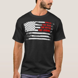 Uncle The Man Myth Legend American USA Fatheru201 T-Shirt