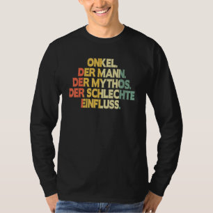 Uncle The Man Of The Myth The Legendary Retro T-Shirt