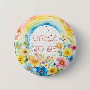 Uncle to be Baby Shower Button