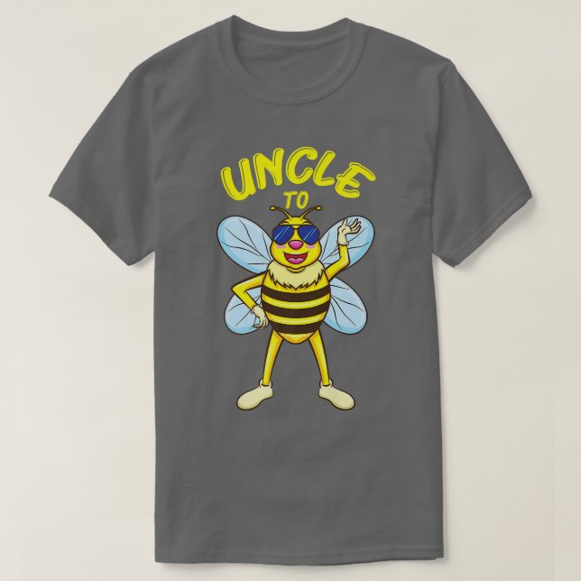 Uncle To Bee Gender Reveal  T-Shirt (Design Front)