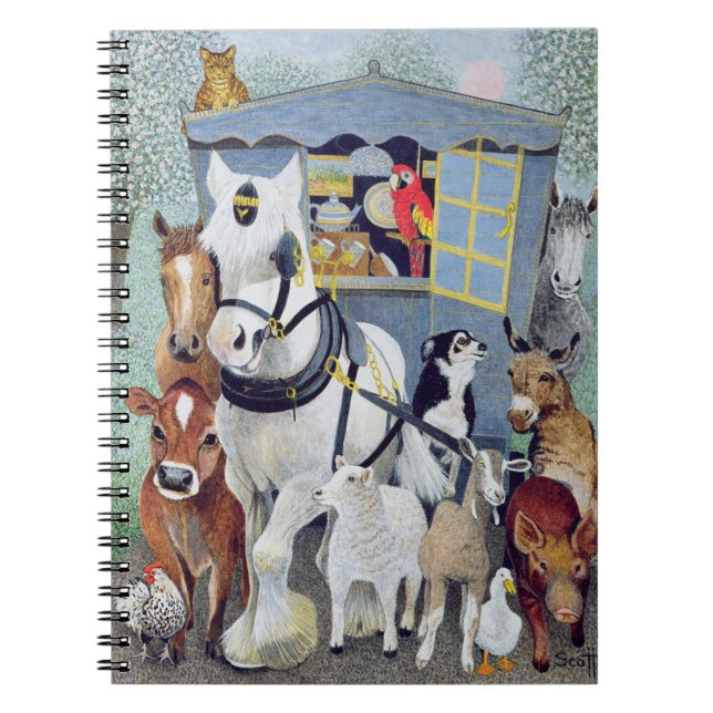 Uncle Tom Cobbley and all Spiral Notebook (Front)