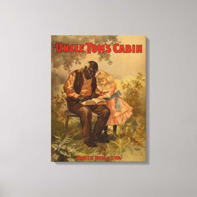 Uncle Tom's Cabin Black Man & Girl Theatre Canvas Print (Front)